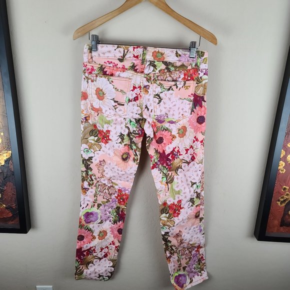 Tory Burch Izzy Floral Jeans - Picture 9 of 12